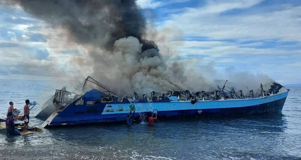 Seven Dead, 24 Hurt After Philippine Ferry Bursts Into Flames