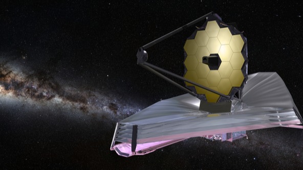 First Image of Micrometeoroid Damage to the James Webb Space Telescope