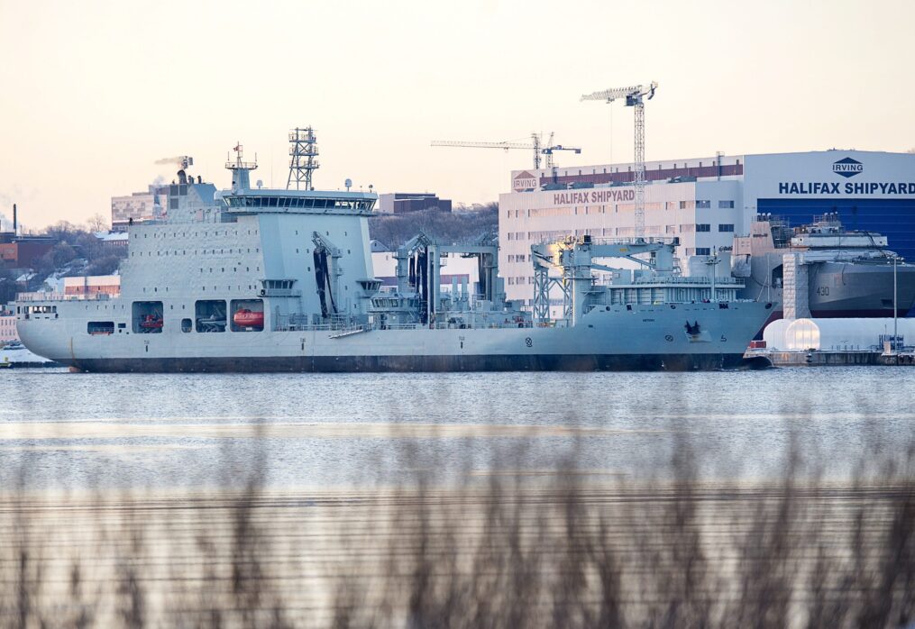 Ottawa to spend $187M to extend navy supply vessel lease amid shipbuilding delays