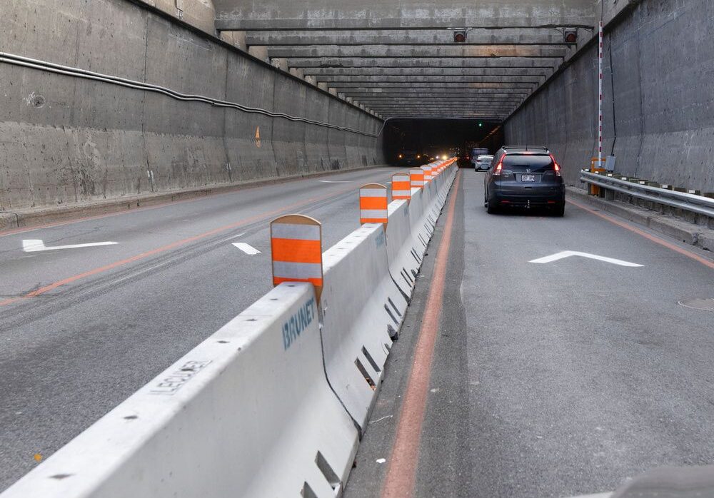La Fontaine tunnel traffic reduced by more than half since roadwork started