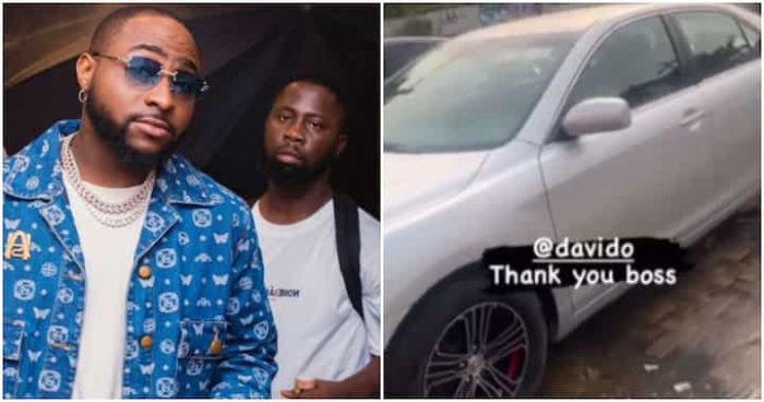 Heart of Gold! Grieving Davido Shows Generosity As He Buys New Car For Logistics Manager