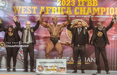 Nigeria’s Olalekan excels in 2023 IFBB West Africa Championship