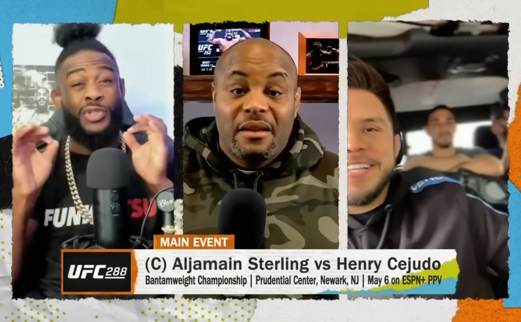Video: Sterling, Cejudo trade barbs in heated joint ESPN interview 