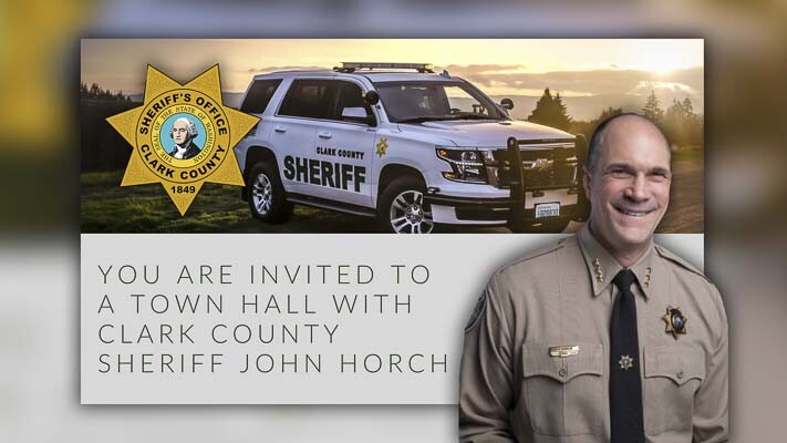 CCSO Sheriff John Horch to host town hall in Camas on Thu., Sept. 14