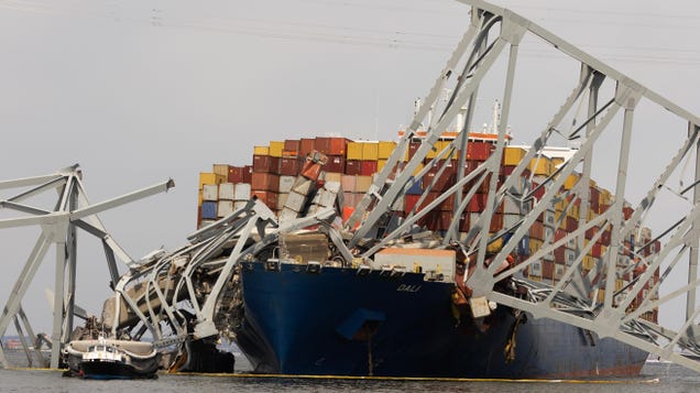 22 crew members are still stuck on the ship that collided with Baltimore’s Key Bridge