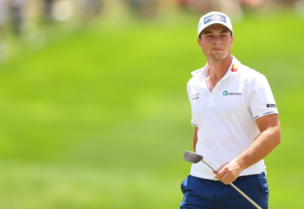 ‘Damn it, I shouldn’t have said that’ – Viktor Hovland puts foot in it during funny interview as moves into contention at PGA Championship