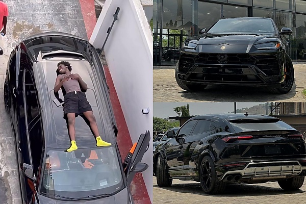 Seyi Vibez Splashes ₦450 million On A Lamborghini Urus SUV